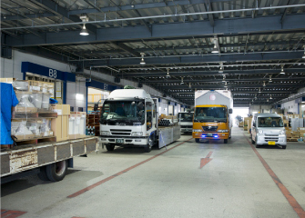 倉庫内荷捌きヤード